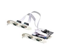 StarTech.com Scheda seriale PCIe a 4 porte, scheda seriale PCI Express a RS232/R