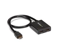 StarTech.com Sdoppiatore Splitter HDMI 4k @ 30hz 1x2 da 1 a 2 porte Alimentato con Adattatore o USB (HDMI 2-PORT 4K VIDEO SPLITTER - POWERED BY USB OR POWER ADAPTER)