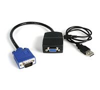 StarTech.com Sdoppiatore video VGA a 2 porte, Alimentato via USB