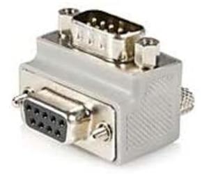 StarTech. com Serial Cable Adapter - adattatore per cavo, DB9 M, DB9 FM, maschio/femmina, grigio, 3,6 cm, 8,1 cm)