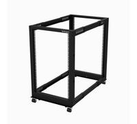 StarTech.com Server Rack a 4 Montanti 18U Open Frame, Armadio Rack di Rete 19"