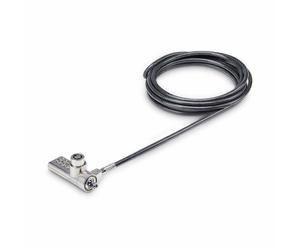 StarTech.com Set di 10 Antifurti a Doppio Accesso per Laptop, Cavo di Sicurezza di 2m con Chiave e Combinazione per Dispositivi K-Slot, Cavo Antifurto in Acciaio per PC Portatile - Nouvo