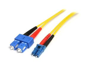 StarTech.com SMFIBLCSC7 Cavo Patch Duplex in Fibra Modalità Singola LSZH - LC/SC, 7 m, Giallo