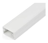 STARTECH.COM Solid Cable Management Raceway with Adhesive Tape & Cover, 3/4&34(19mm) W x 3/8&34(11mm) H, 3ft(1m) Length, PVC Network/Power Cord Hider/Wall Wire Duct, M