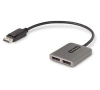 Startech.Com Splitter displayport DP 1.4 a 2x DP 5K Grey 2 porte MST14DP122DP