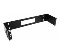 StarTech.com Staffa 2U 19" per montaggio a parete - Pannello laterale a cerniera - Rack basculante 19 pollici per pannelli patch e apparecchiature di rete poco profonde - Capacità 10kg (WALLMOUNTH2)