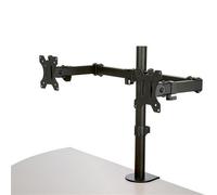 StarTech.com Staffa per due monitor con montaggio su scrivania - Design a barre