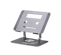 StarTech.com Support Rotante per Laptop, Base Pivotante a 360°, Support Rotante per Scrivania, Altezza e Inclinazione Regolabili, Peso Max 5kg, Costruzione in Alluminio, Design Portatile - Nouvo