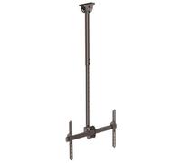 StarTech.com Supporto a soffitto per TV - Staffa per TV con asta telescopica regolabile - Inclinabile / girevole - Staffa VESA universale per schermo singolo da 32" a 75"