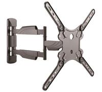 StarTech.com Montaggio a parete per TV Full Motion - Display VESA da 32-55 pollici (77lb/35kg) - Montaggio a parete per TV a schermo piatto universale a basso profilo - Supporto per braccio articolato regolabile ad inclinazione e rotazione per impieghi intensivi