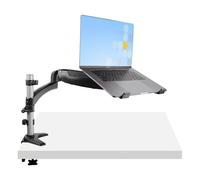 StarTech Supporto braccio per laptop/monitor ARMUNONB - VESA, fino 34" - Morsetto da scrivania
