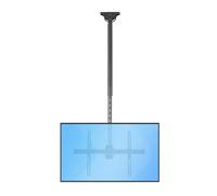 StarTech.com Supporto a soffitto per TV - Staffa per TV con asta telescopica corta egolabile - Inclinabile / girevole - Staffa VESA universale per schermo singolo da 32" a 75"