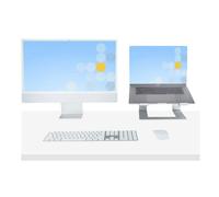 StarTech.com Supporto per PC Portatile da Scrivania in Alluminio/Argento supporta fino a 5 kg, Rialzo Ergonomico Laptop, Notebo NEW