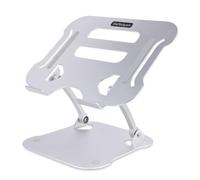 StarTech.com Supporto per PC Portatile da Scrivania - Stand Ergonomico ad Altezza Regolabile per Notebook, Rialzo Inclinato in Alluminio per Computer Portatili fino a 10kg - Alzata Portatile da Tavolo