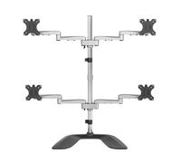 StarTech.com Supporto per Quattro Monitor - Braccio Articolato - Acciaio e Alluminio