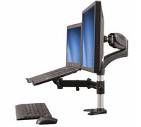 StarTech.com Supporto per singolo Monitor con base per portatile ad altezza regolabile One Touch