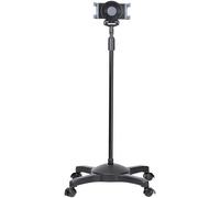 StarTech.com Supporto per tablet mobile con ruote bloccabili - Stand per tablet ad altezza regolabile - Sostegno universale da