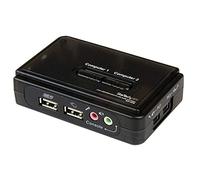 StarTech.com SV211KUSB Kit switch KVM USB a 2 porte con audio e cavi