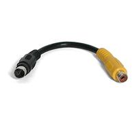 StarTech Cavo adattatore SVID2COMP – S-Video a video composito, 15,2 cm, nero