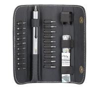 StarTech.com Set di cacciavite elettrico di precisione a 20 punte - Kit di cacciaviti a batteria portatile/mini per riparazioni di elettronica, laptop, computer, tablet e telefoni - magnetico - senza filo