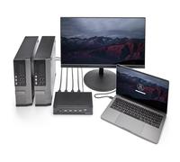 StarTech.com Switch Commutatore KVM a 4 Porte HDMI con Hub USB 3.0 - 1080p
