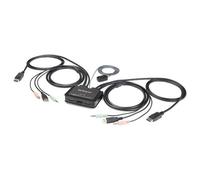 StarTech.com Switch DisplayPort KVM 4K a 60 Hz e 2 porte con cavi integrati NEW