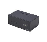 StarTech.com Switch KVM a 2 porte con doppio monitor DisplayPort e HDMI, 4K 60Hz, hub USB 5Gbps a 2 porte, 2x USB HID, Hotkey