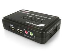 StarTech.com Switch KVM a 2 porte VGA USB con audio e cavi - Commutatore VGA USB a doppia porta