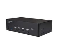 StarTech.com Switch KVM a 4 Porte HDMI - 4K 30Hz - Doppio Display