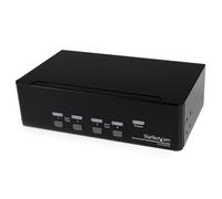 StarTech.com Switch KVM Dual DVI USB 4 porte con audio e hub USB 2.0 (WITH AUDIO USB 2.0 HUB - WITH AUDIO USB 2.0 HUB)