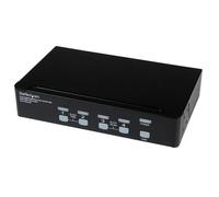 StarTech.com Switch KVM dual link DVI USB alta risoluzione a 4 porte con audio [SV431DVIUAHR]