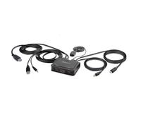 StarTech.com Switch KVM HDMI 4K 60Hz con cavi USB-A/USB-C e audio integrati, 1,8 m
