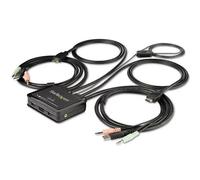 ST SV211HDUA4K - 2-Port KVM Switch, HDMI, USB, Audio