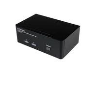 StarTech.com Switch KVM USB doppio DisplayPort 2 porte con audio e hub USB 2.0 (2 PORT DUAL DISPLAYPORT USB KVM - IN)