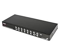Startech.Com Switch Kvm USB Ps/2 a 16 Porte Montabile a Rack 1U, con Osd