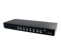 StarTech.com Switch KVM VGA USB a 8 porte montabile su rack con audio (cavi audio inclusi)