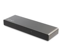 StarTech.com Thunderbolt 3 Dock - Doppio monitor 4K 60Hz TB3 Laptop Docking Station con DisplayPort, HDMI e VGA 1080p - Power Delivery e ricarica 85W - 2x USB-A, Ethernet - Mac e Windows