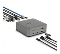 StarTech. com Thunderbolt 5 Docking Station, DP/HDMI, Dock per triplo monitor fino a 4K 144Hz o doppia 8K 60Hz, 5x porte USB, ricarica per laptop da 140 W