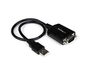 StarTech.com USB 2.0 Auf Seriell Adapter - USB zu RS232 / DB9 Konverter (Com) 0,3m - Serieller Adapter - USB - RS-232