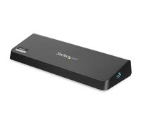 StarTech.com USB 3.0 Dual Monitor Docking Station con HDMI e DisplayPort 4K - Da USB 3.0 a 4x USB-A, Ethernet, HDMI e DP - Docking station universale per PC USB A per Mac/Win - Nouvo
