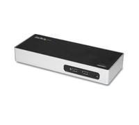 StarTech.com USB 3.0 Dual Monitor Docking Station - Dock universale per PC/Laptop di tipo A con HDMI e DVI/VGA - Hub a 6 porte USB 3.1 Gen 1 5Gbps, Gbe, Audio - Windows e Mac - Nouvo