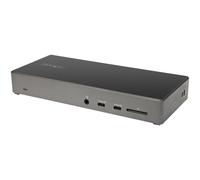 StarTech.com Dock USB type C - Docking station con triplo monitor 4K Power Delivery 100W DP 1.4 Alt Mode & DSC, 2x DisplayPort 1.4/HDMI 2.0 6xUSB (2x 10Gbps) Windows/Chrome [DK31C2DHSPDUE]