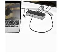 StarTech.com USB-C e USB-A Dock - Docking station universale triplo monitor DisplayPort e HDMI 4K 60Hz - 85W Power Delivery, Hub 6x USB, GbE, Audio - Docking station USB tipo C/USB 3.1 Gen 2 10Gbps