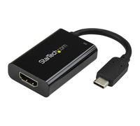 StarTech.com USB C to HDMI 2.0 Adapter with Power Delivery - 4K 60Hz USB Type-C