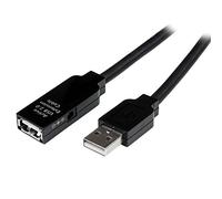 StarTech.com USB2AAEXT15M Cavo di Estensione Attivo USB 2.0, M/F, 15 m, Nero