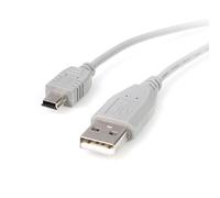 StarTech.com USB2HABM1 Cavo Mini USB 2.0 da A a Mini B, M/M, 0.3 m, Grigio
