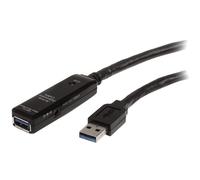 StarTech.com USB3AAEXT3M Cavo di Estensione Attivo USB 3.0, M/F, 3 m, Nero