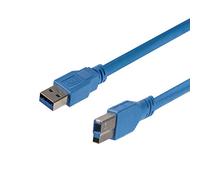 StarTech.com USB3SAB10 Cavo USB 3.0, A/B, 3 m, Blu
