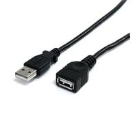 StarTech.com USBEXTAA10BK cavo USB USB 2.0 3 m USB A 0,48 Gbit/s Nero (10FT BLAC