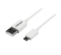 StarTech.com Cavo lungo connettore lightning a 8 pin Apple bianco da 2 m a USB per iPhone / iPod / iPad